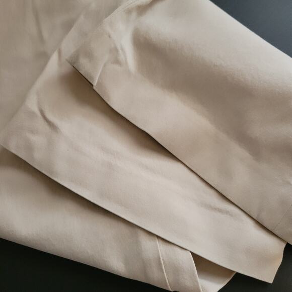 Casual Corner Khaki Flare Leg Stretch Pants - Size 6 - Picture 4 of 9